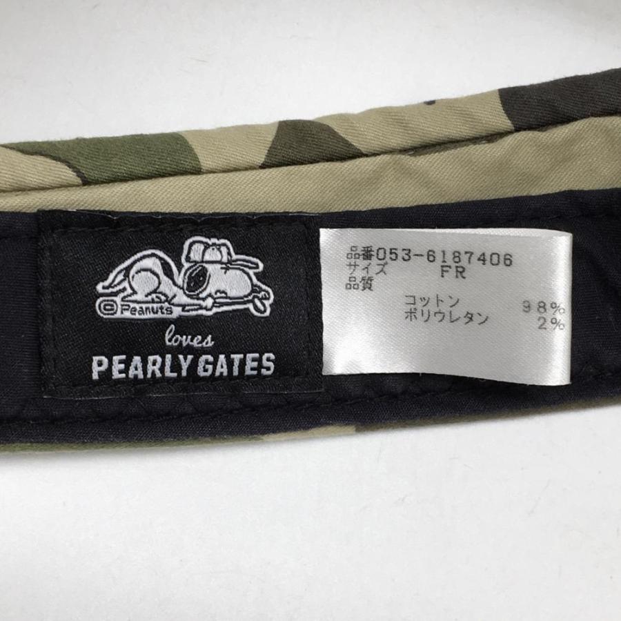 PEARLY GATES（パーリーゲイツ） パーリーゲイツ×PEANUTS サンバイザー