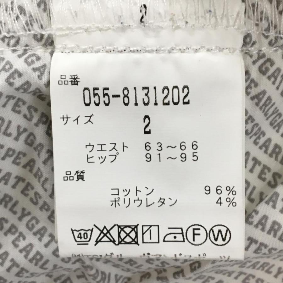 PEARLY GATES（パーリーゲイツ） 【美品】パーリーゲイツ パンツ 白