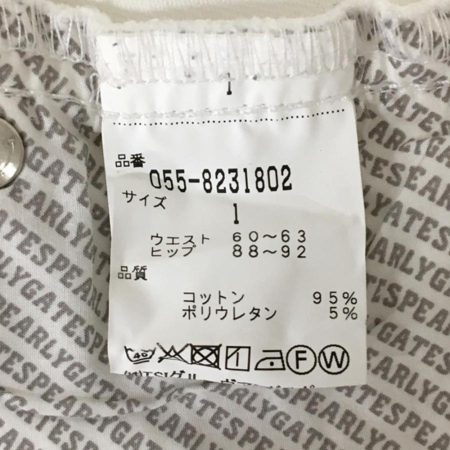 PEARLY GATES（パーリーゲイツ） 【美品】パーリーゲイツ パンツ 白 後