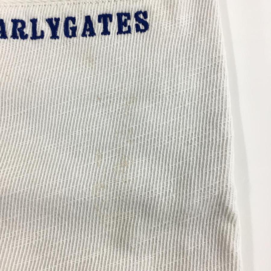 PEARLY GATES（パーリーゲイツ） ハーフパンツ 白 ロゴ刺しゅう サイド