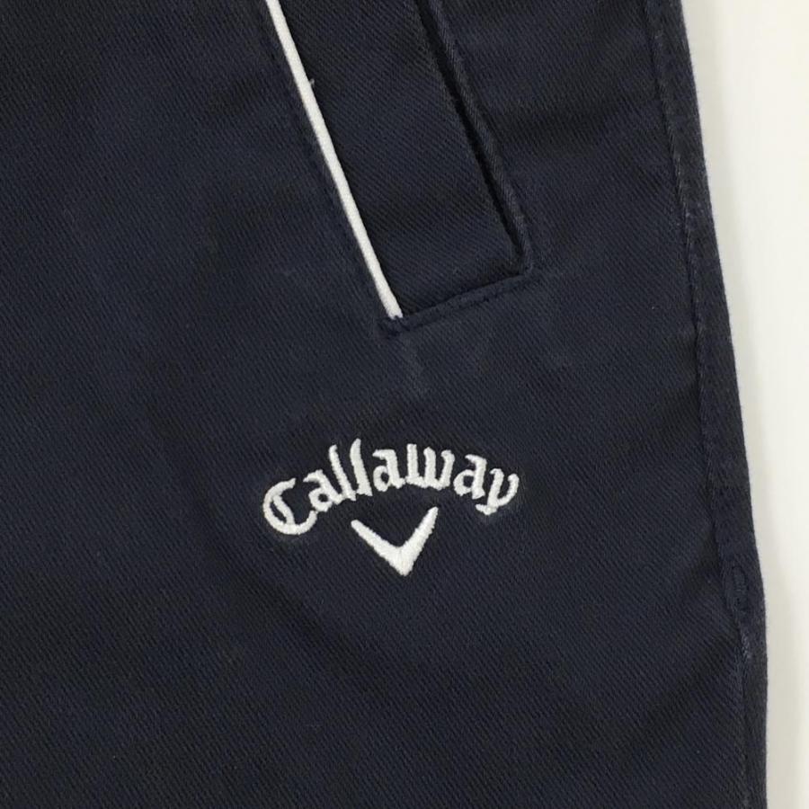 Callaway（キャロウェイ） パンツ ネイビー×白 ロゴ刺しゅう
