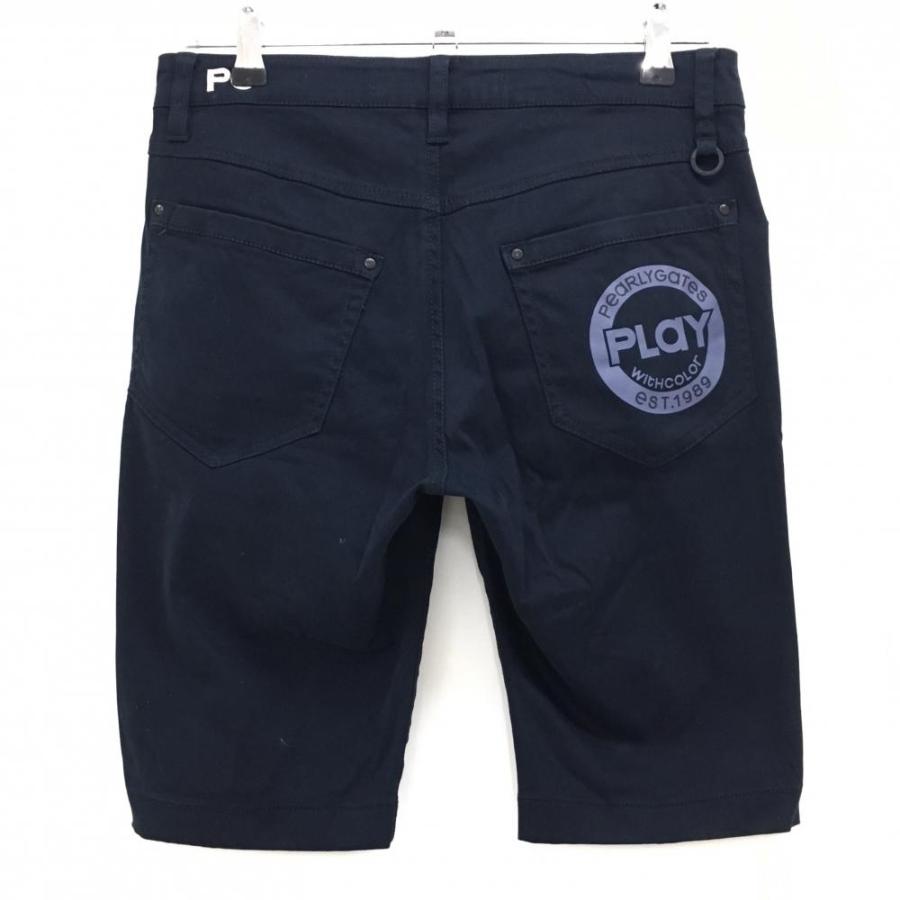 PEARLY GATES（パーリーゲイツ） ハーフパンツ 黒 レディース 2(L