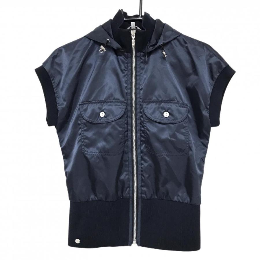 LANVIN SPORTフード取り外し可能フルオープンベスト サイズ38 LANVIN SPORT（ランバンスポール） 【超美品】ランバンスポール フード