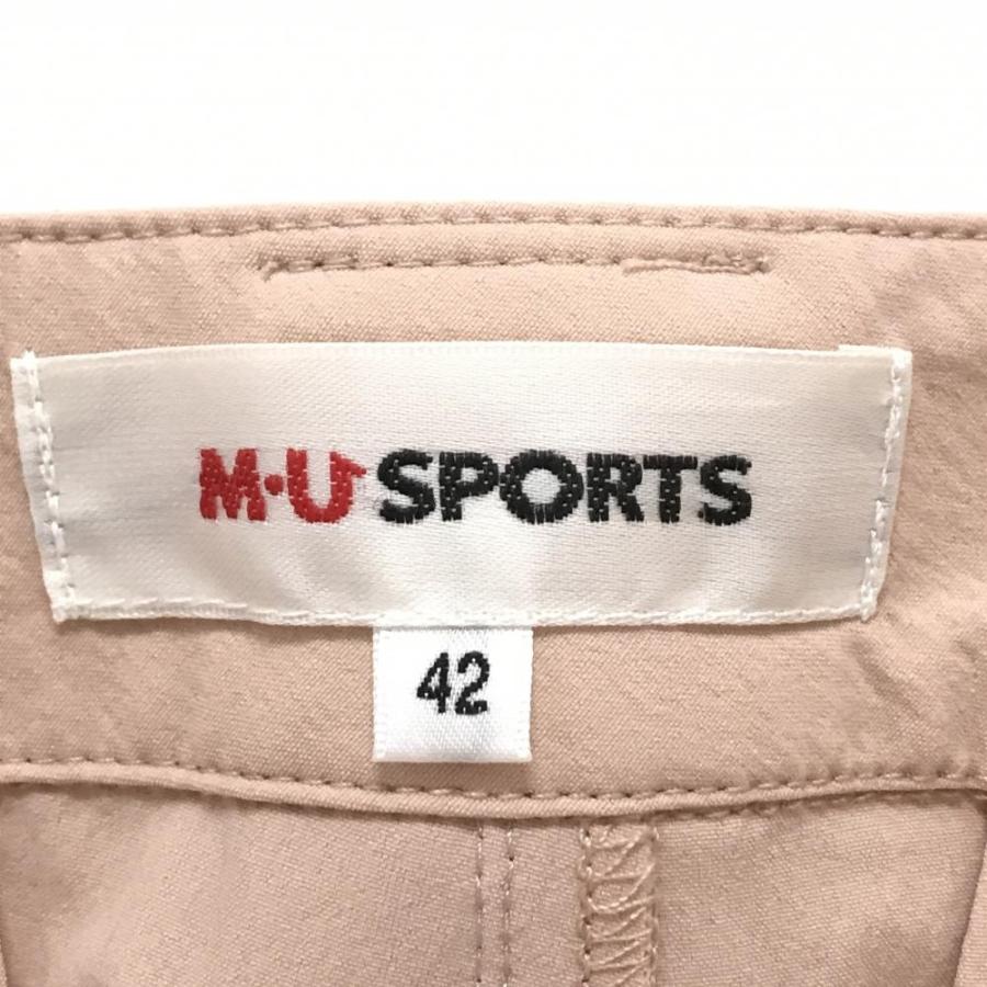 M・U SPORTS 【新品】MUスポーツ ショートパンツ ピンク×白 バイカラー