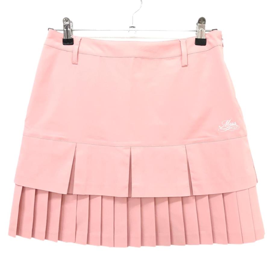 M・U SPORTS 【新品】MUスポーツ プリーツスカート ピンク ロゴ白