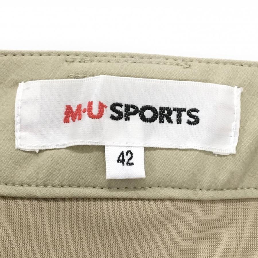 MU SPORTS ワンピース ベージュ 42 M・U SPORTS 【新品】MUスポーツ スカート ベージュ 2段フリル