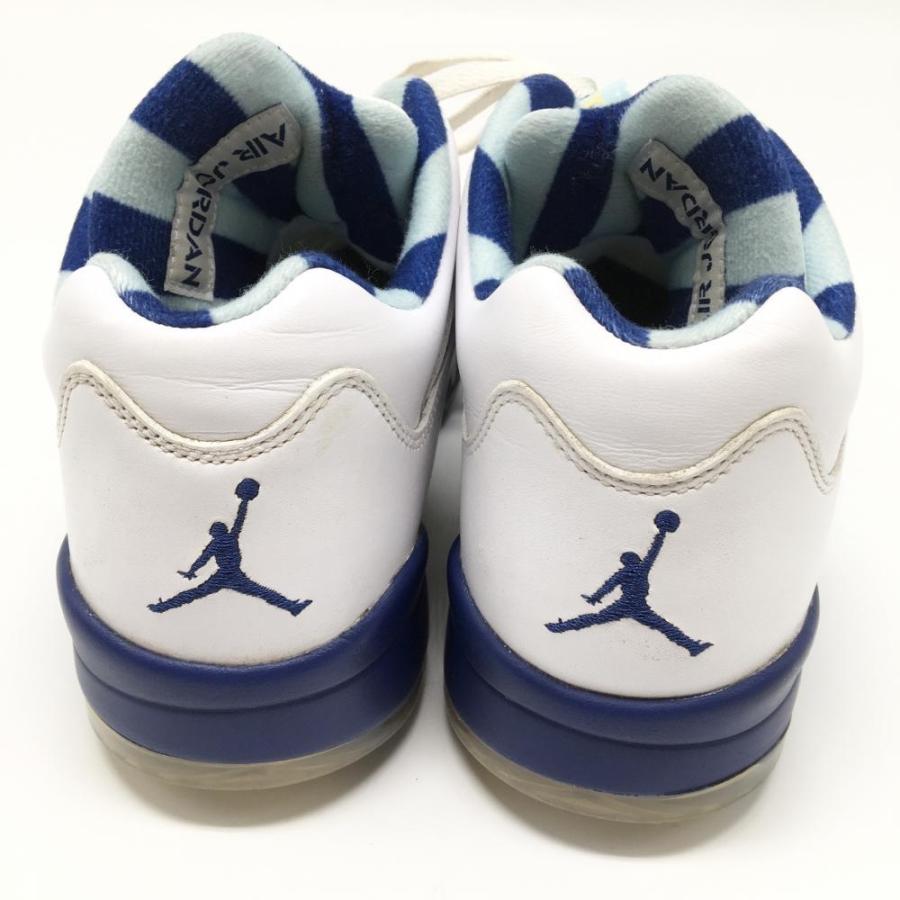 NIKE（ナイキ） ゴルフシューズ 白×ブルー CW4206-100 エアジョーダン5