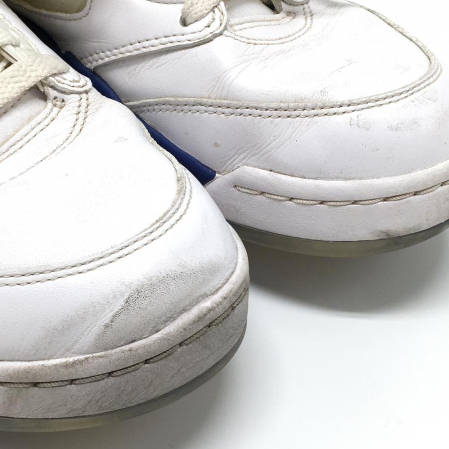 NIKE（ナイキ） ゴルフシューズ 白×ブルー CW4206-100 エアジョーダン5
