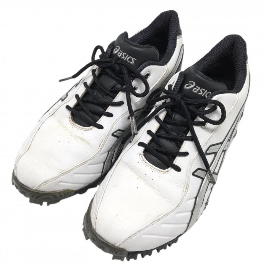 ASICS（アシックス） ゴルフシューズ 白×黒 TGN103 ゲルエース メンズ