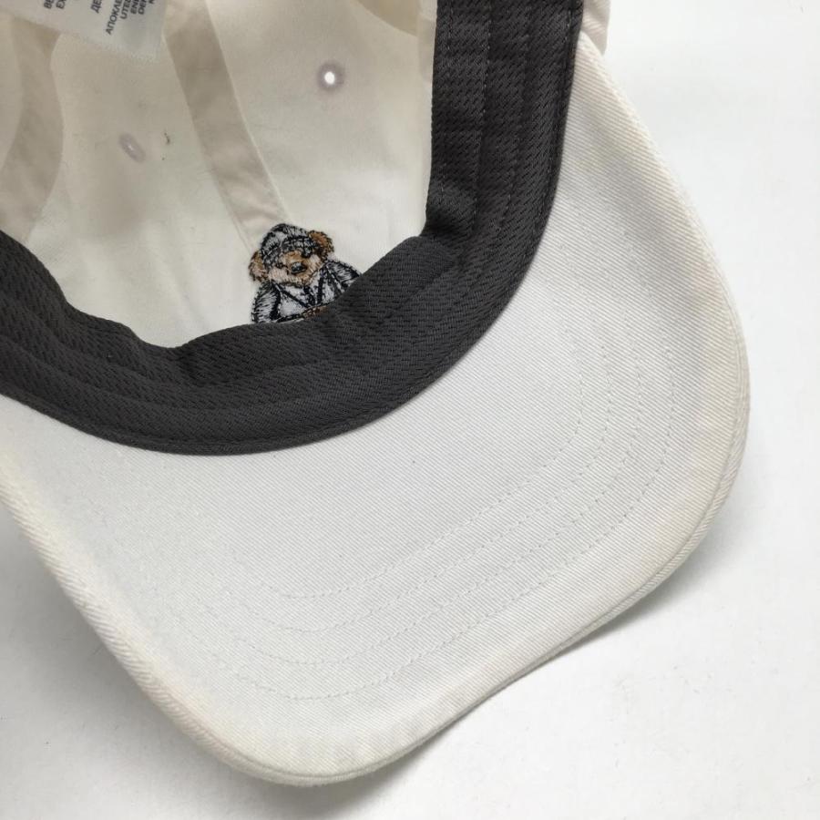 POLO GOLF ポロゴルフ キャップ 白 ベア ONE SIZE ONLY ゴルフウェア