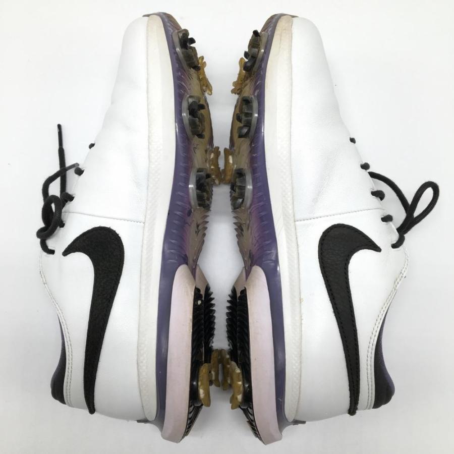 NIKE（ナイキ） 【美品】ナイキ ゴルフシューズ 白×黒×パープル系