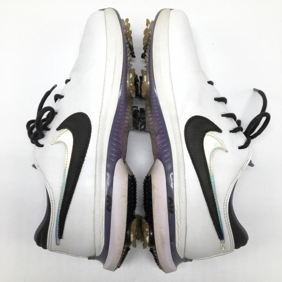 NIKE（ナイキ） 【美品】ナイキ ゴルフシューズ 白×黒×パープル系