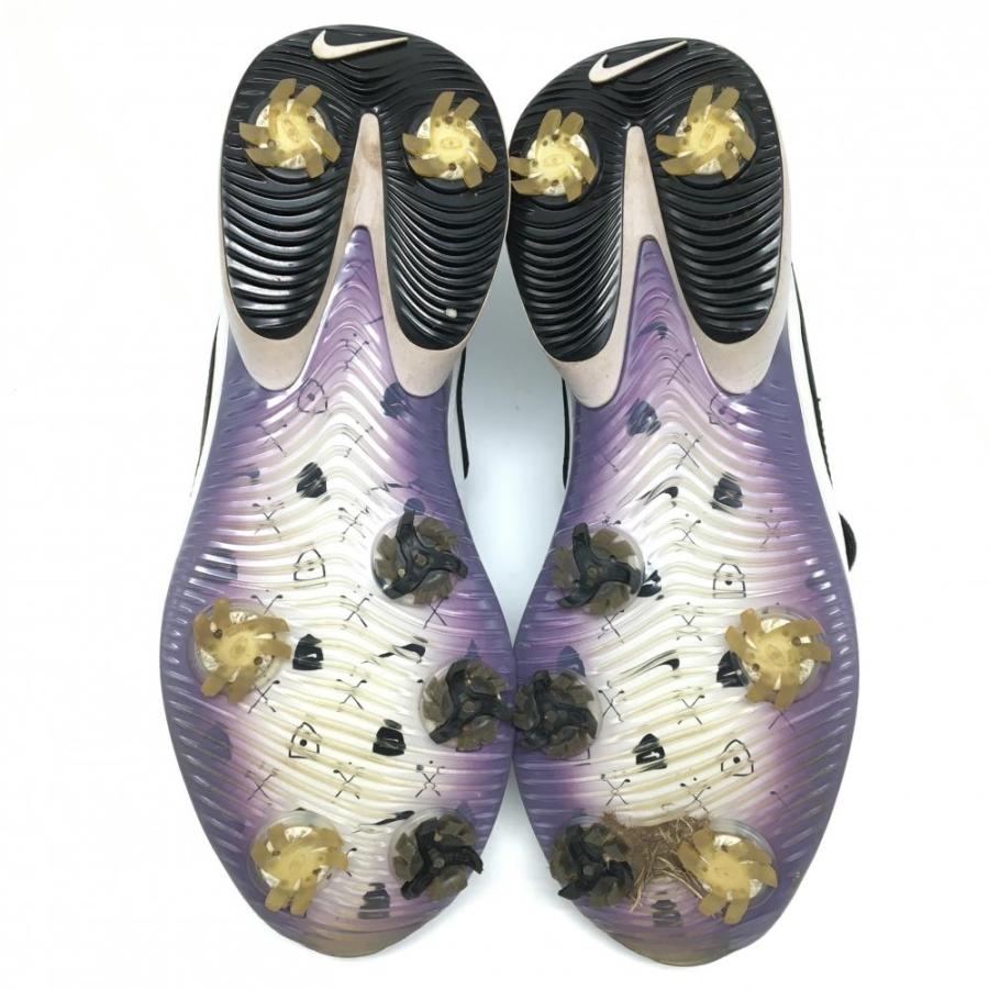 NIKE（ナイキ） 【美品】ナイキ ゴルフシューズ 白×黒×パープル系