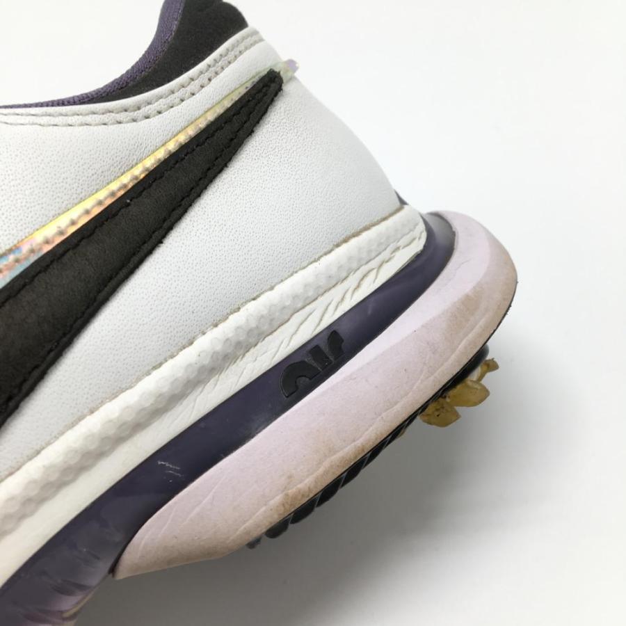 NIKE（ナイキ） 【美品】ナイキ ゴルフシューズ 白×黒×パープル系