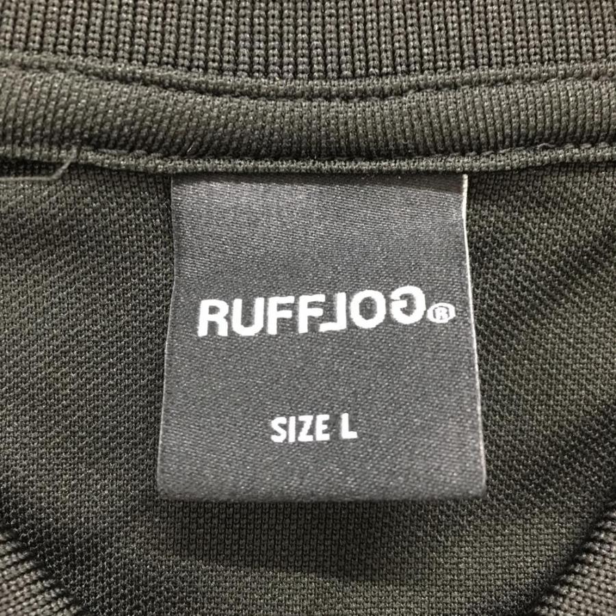 RUFFLOG（ラフロッグ） 【超美品】ラフロッグ 半袖ポロシャツ 黒 背面