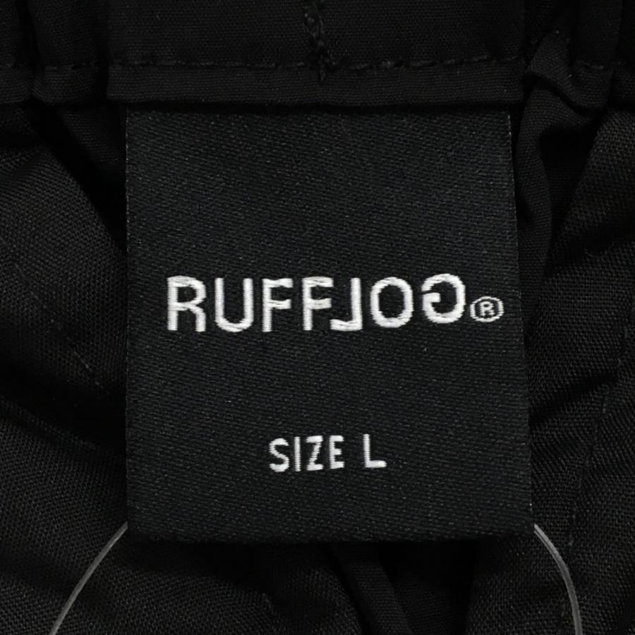 RUFFLOG（ラフロッグ） 【新品】ラフロッグ パンツ 黒 ナイロン ロゴ