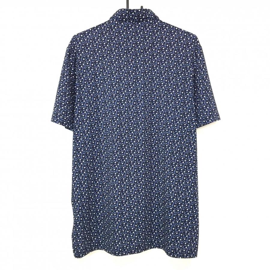 RLX 【超美品】RLXラルフローレン 半袖ポロシャツ ネイビー×白 ゴルフ