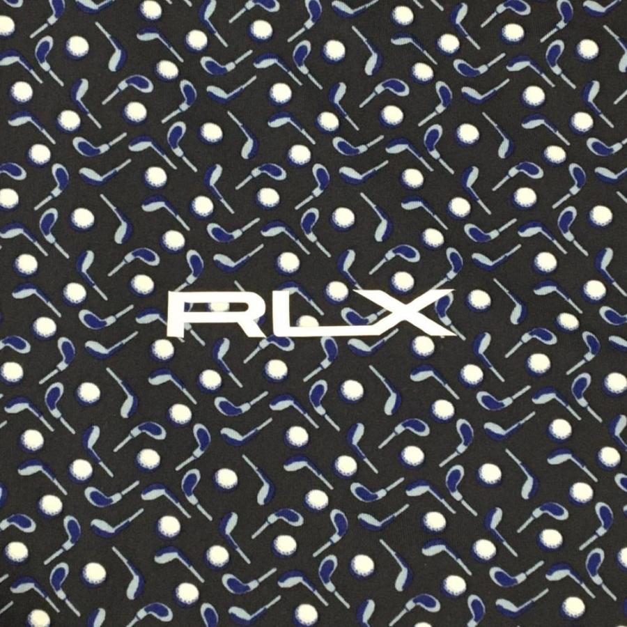 RLX 【超美品】RLXラルフローレン 半袖ポロシャツ ネイビー×白 ゴルフ