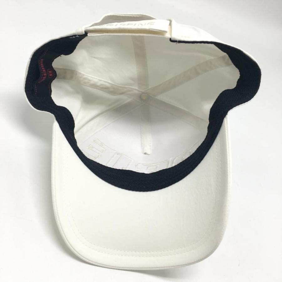 【超美品】ブリーフィング キャップ 白 立体ロゴ刺しゅう  FREE   ゴルフウェア 2024年モデル BRIEFING BRIEFING GOLF（ブリーフィングゴルフ） 【超美品】ブリーフィング