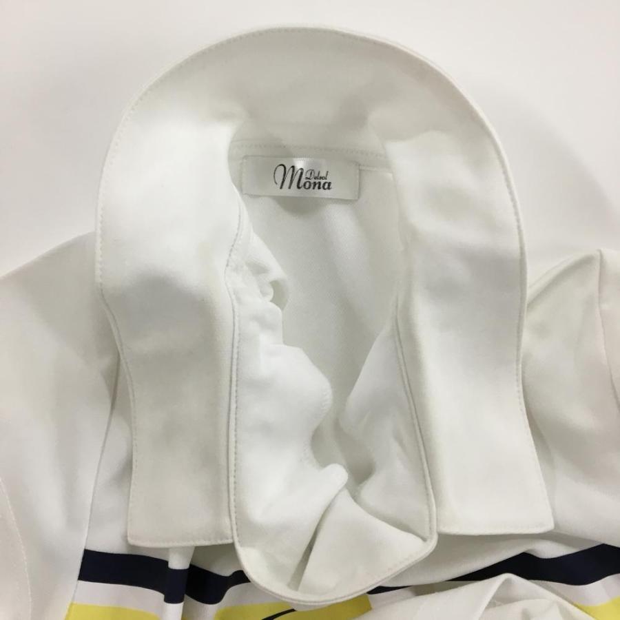 美品】モナデルソル セットアップ(襟付半袖シャツ×スカート) 白