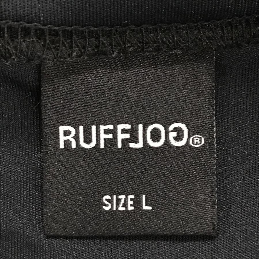 【超美品】ラフロッグ Tシャツ ダークネイビー モックネック 裾ドローコード メンズ L ゴルフウェア 2025年モデル RUFFLOG RUFFLOG（ラフロッグ） 【超美品】ラフロッグ Tシャツ ダークネイビー