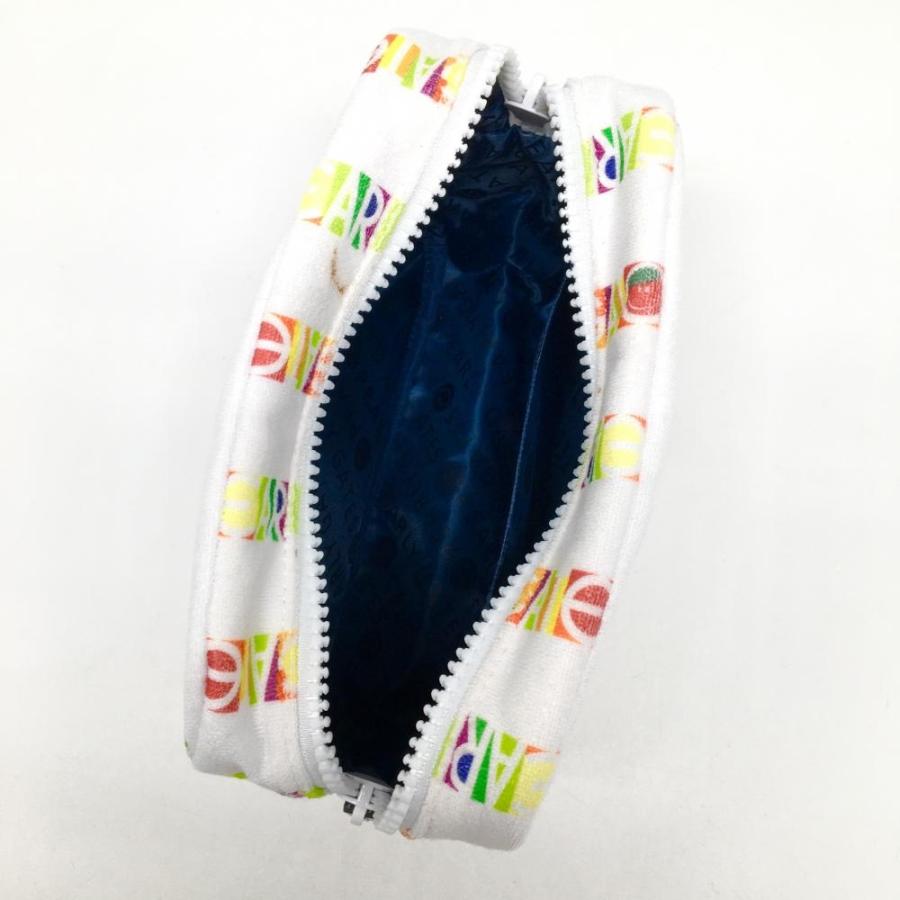 PEARLY GATES クリアカートバッグ 巾着付き　新品 PEARLY GATES（パーリーゲイツ） ポーチ付クリアカートバッグ 白系