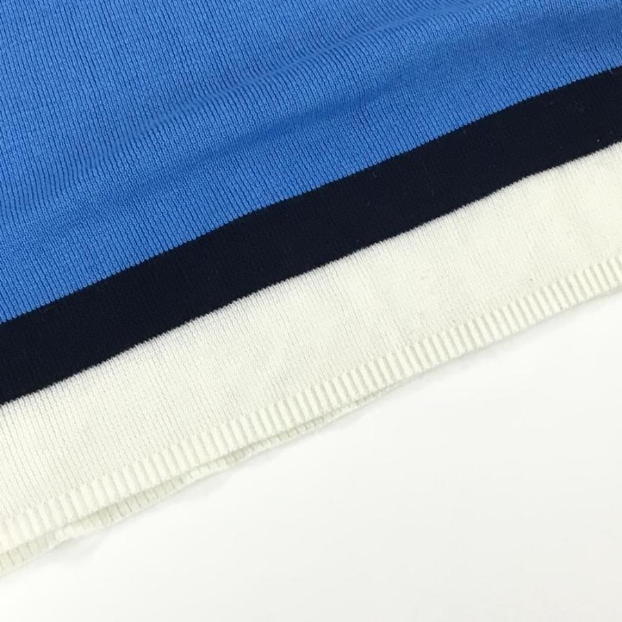 archivio（アルチビオ） 【美品】アルチビオ ニットベスト ブルー×白 V