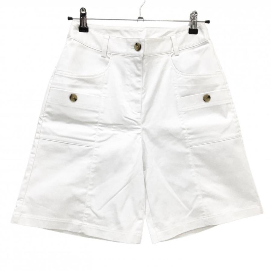 【新品】キャロウェイ ハーフパンツ 白 後ろロゴ ストレッチ レディース M ゴルフウェア 2024年モデル Callaway Callaway（キャロウェイ） 【新品】キャロウェイ ハーフパンツ 白 後ろ