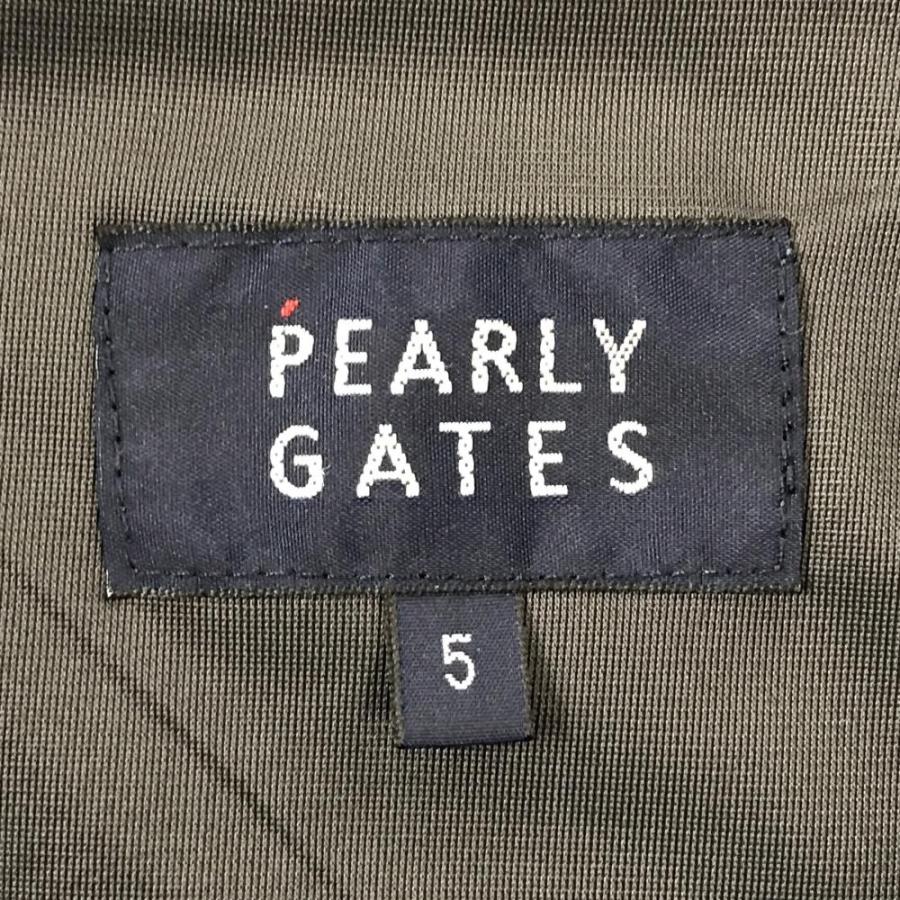 【美品】パーリーゲイツ　メンズ　千鳥グレー　サイズ5（Lサイズ） PEARLY GATES（パーリーゲイツ） 【超美品】パーリーゲイツ ハーフ