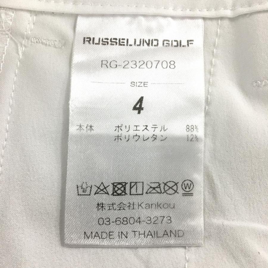 Russeluno（ラッセルノ） 【美品】ラッセルノゴルフ パンツ 白 ルチャ