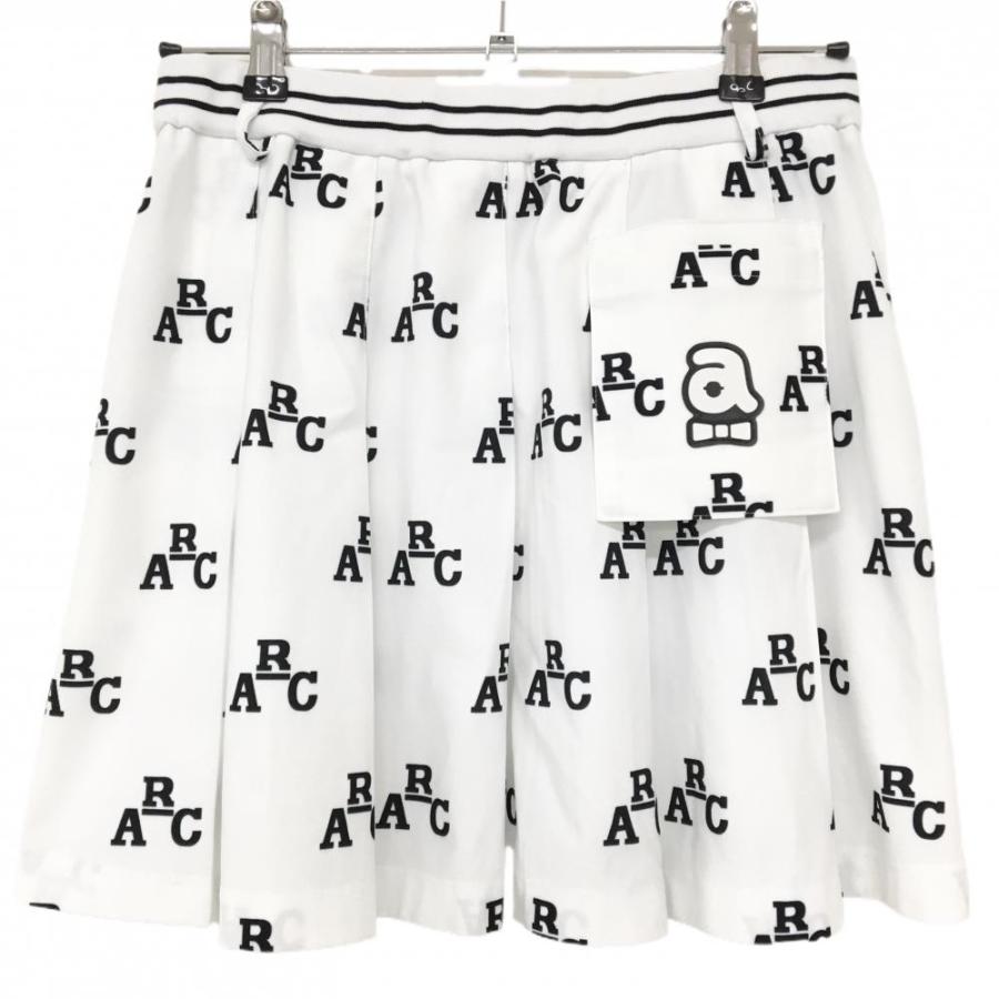archivio（アルチビオ） 【美品】アルチビオ スカート 白×黒 英字総柄