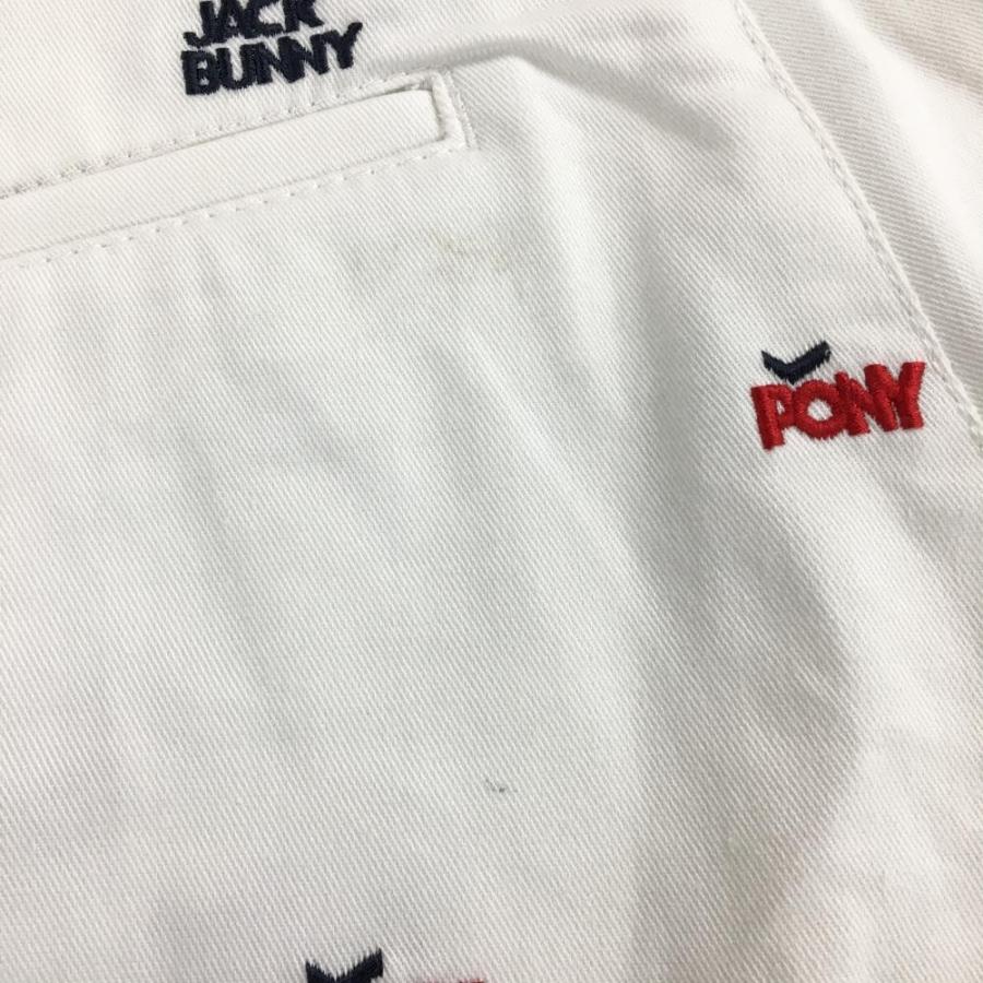 Jack Bunny!!（ジャックバニー） ハーフパンツ 白×ネイビー×レッド