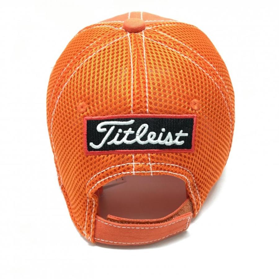 Titleist（タイトリスト） 【美品】タイトリスト キャップ オレンジ×白