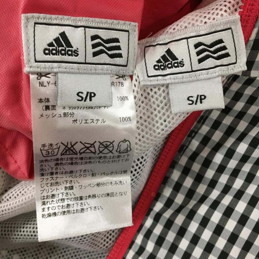 adidas（アディダス） レインウェア(2WAYジャケット×パンツ) 白×黒