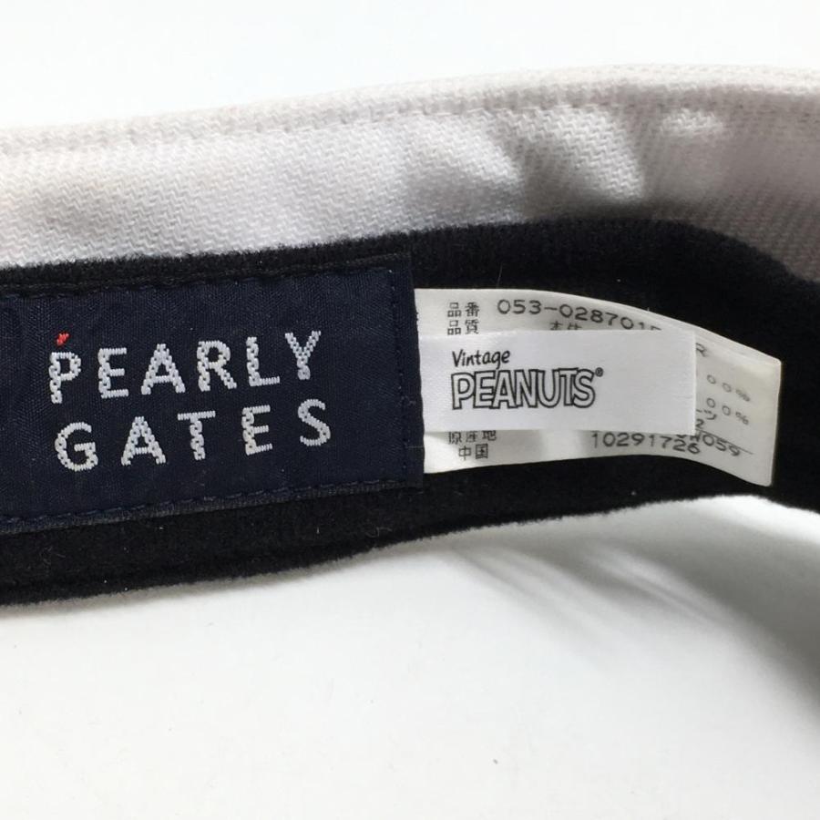 PEARLY GATES（パーリーゲイツ） パーリーゲイツ×PEANUTS サンバイザー