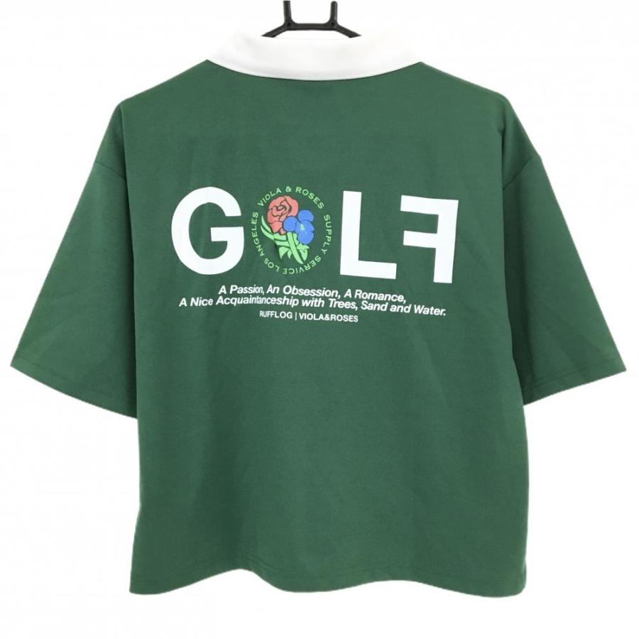 RUFFLOG ラフロッグ ゴルフ ポロシャツ 半袖 男性用 Mサイズ RUFFLOG（ラフロッグ） 【新品】ラフロッグ 半袖スキッパーシャツ