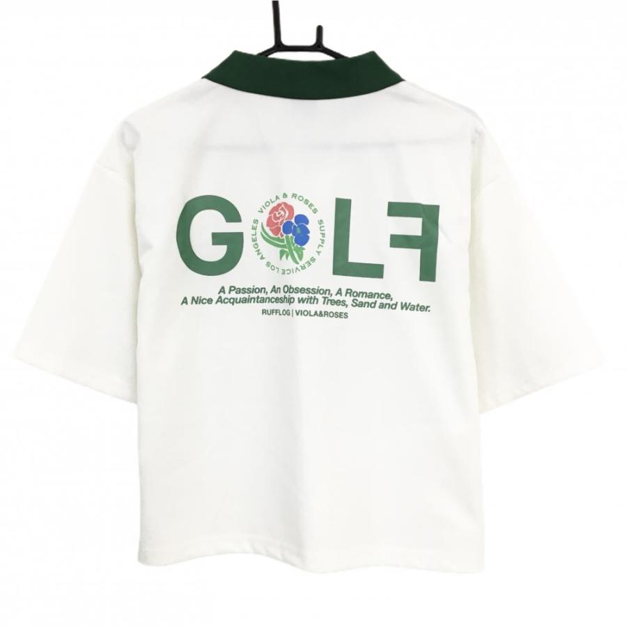 RUFFLOG（ラフロッグ） 【超美品】ラフロッグ 半袖スキッパーシャツ 白