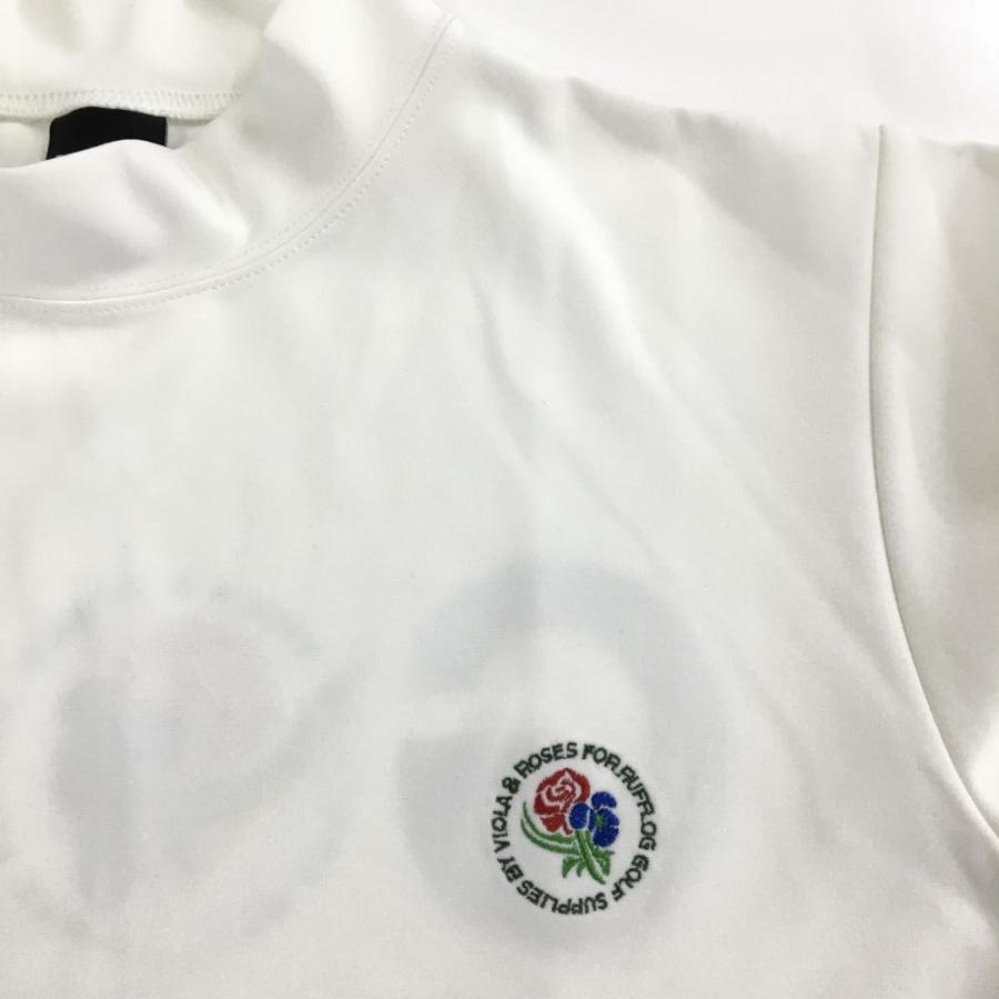 RUFFLOG（ラフロッグ） 【超美品】ラフロッグ 半袖ハイネックシャツ 白