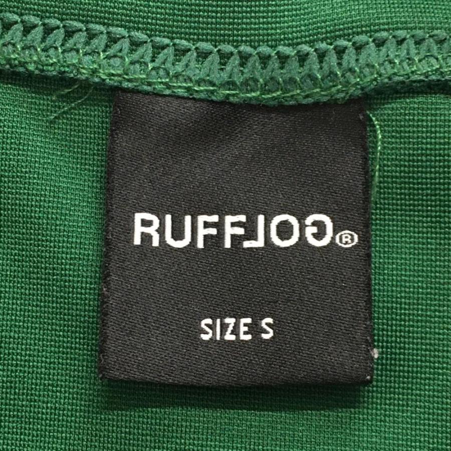 超美品　ラフロッグ　モックネック　半袖シャツ　カーキ　Sサイズ RUFFLOG（ラフロッグ） 【超美品】ラフロッグ 半袖ハイネックシャツ