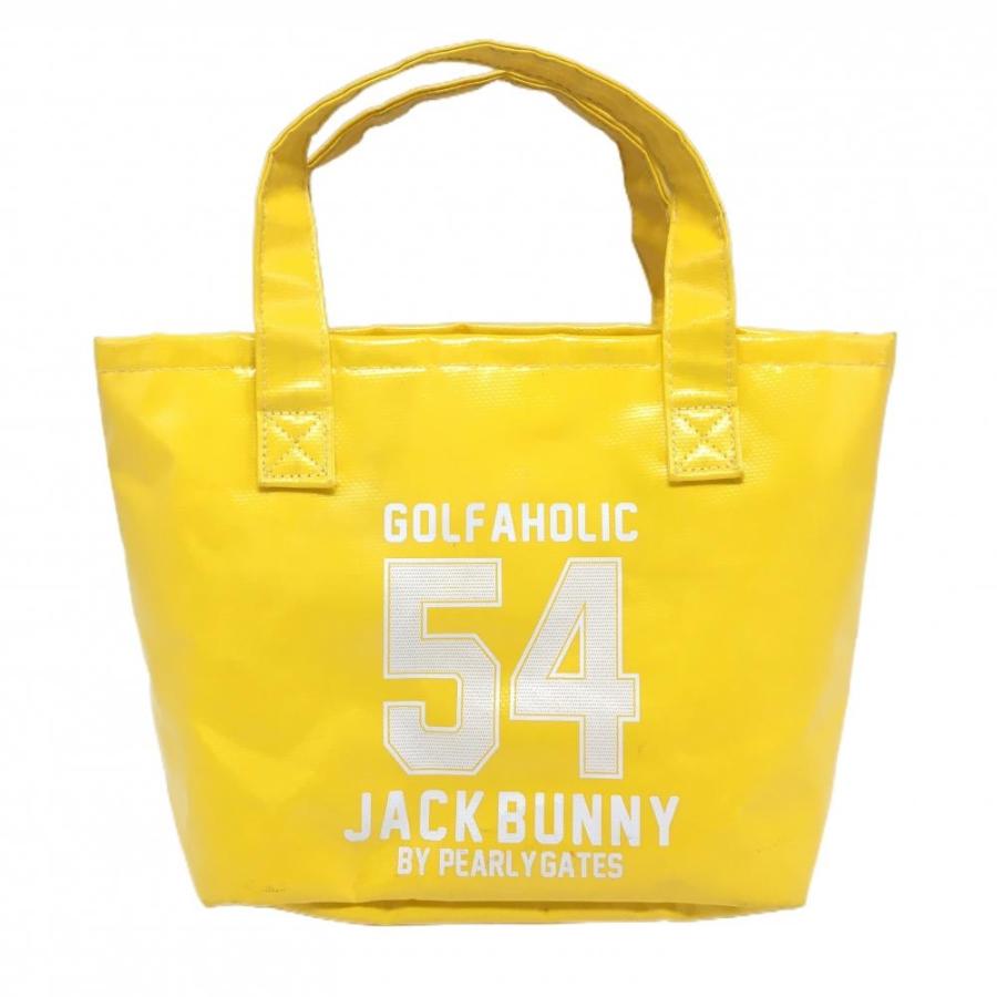 Jack Bunny!!（ジャックバニー） カートバッグ イエロー×白 ロゴ