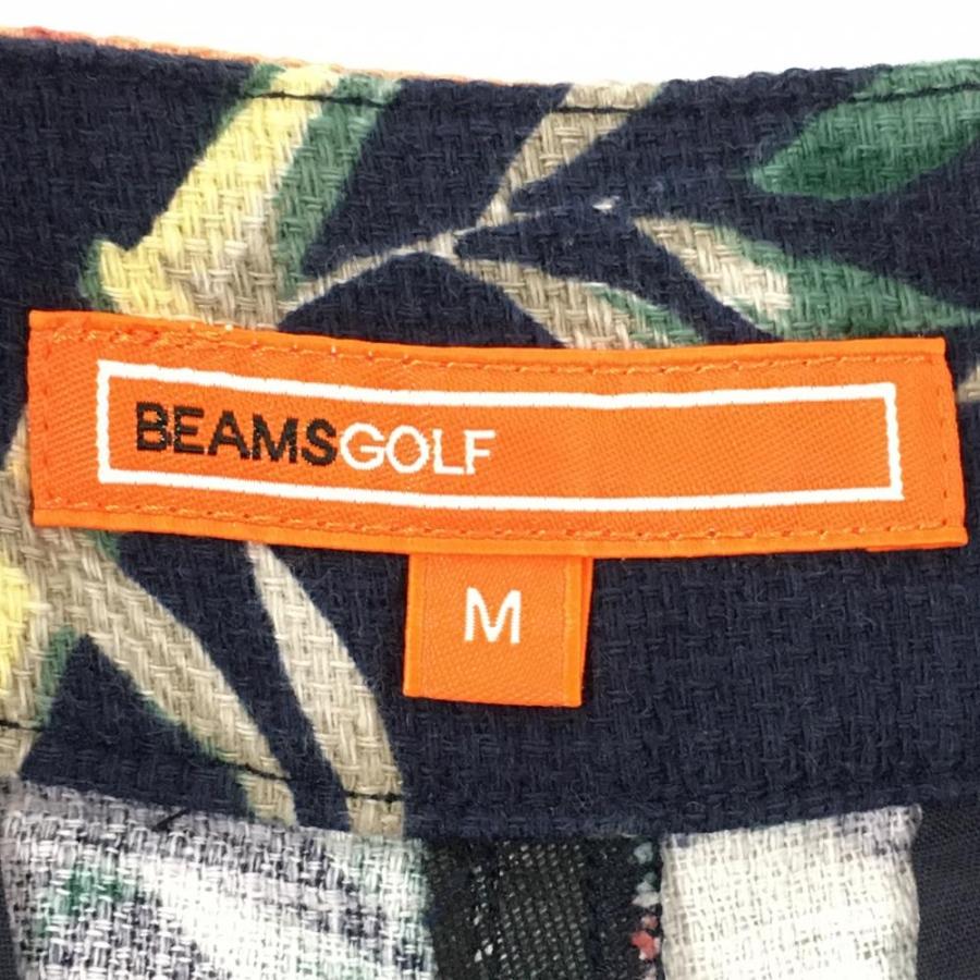 BEAMS GOLF（ビームス ゴルフ） キュロットスカート ネイビー×グリーン