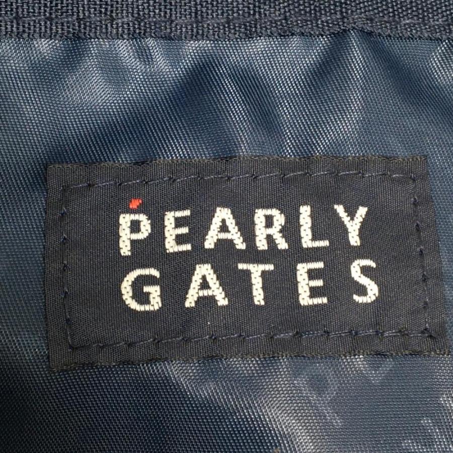 PEARLY GATES（パーリーゲイツ） 2WAYロッカーバッグ 白×黒 星柄