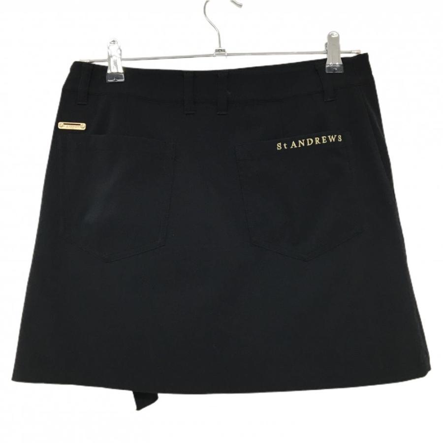 St ANDREWS 【美品】セントアンドリュース スカート 黒 巻きスカート風