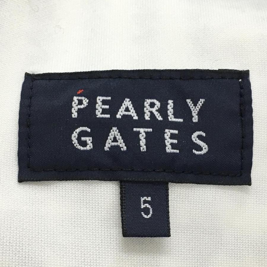 PEARLY GATES（パーリーゲイツ） ジョガーパンツ 白×ネイビー 千鳥格子