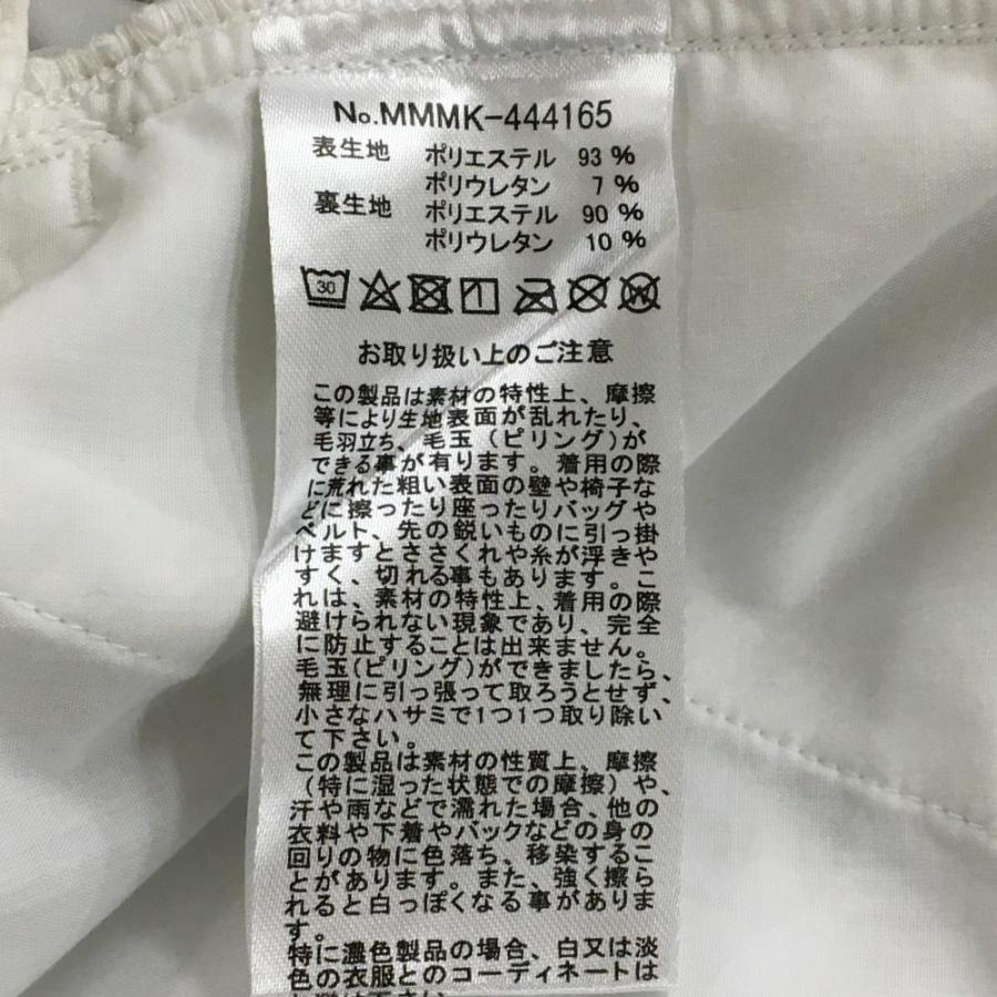 muta（ムータ） 【美品】ムータ パンツ 白 サッカー生地 ロゴ刺しゅう