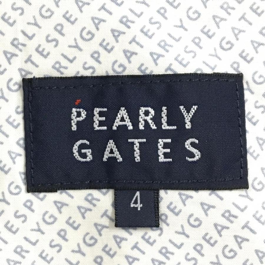 【超美品】パーリーゲイツ ハーフパンツ 黒×グレー チェック ロゴ刺しゅう メンズ 4(M) ゴルフウェア PEARLY GATES PEARLY GATES（パーリーゲイツ） 【超美品】パーリーゲイツ ハーフ