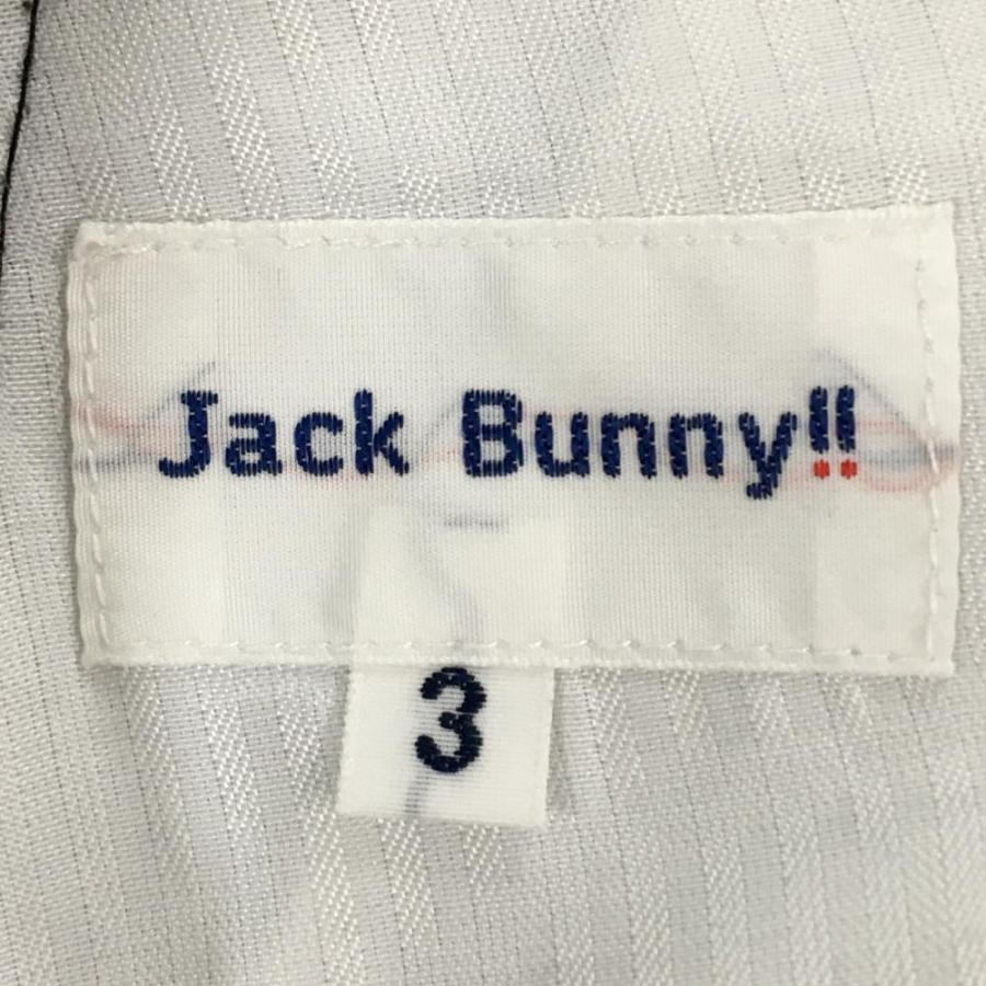 Jack Bunny!!（ジャックバニー） パンツ 黒×白 ロゴプリント