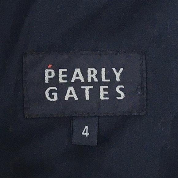 PEARLY GATES（パーリーゲイツ） パンツ ネイビー 裾ドローコード