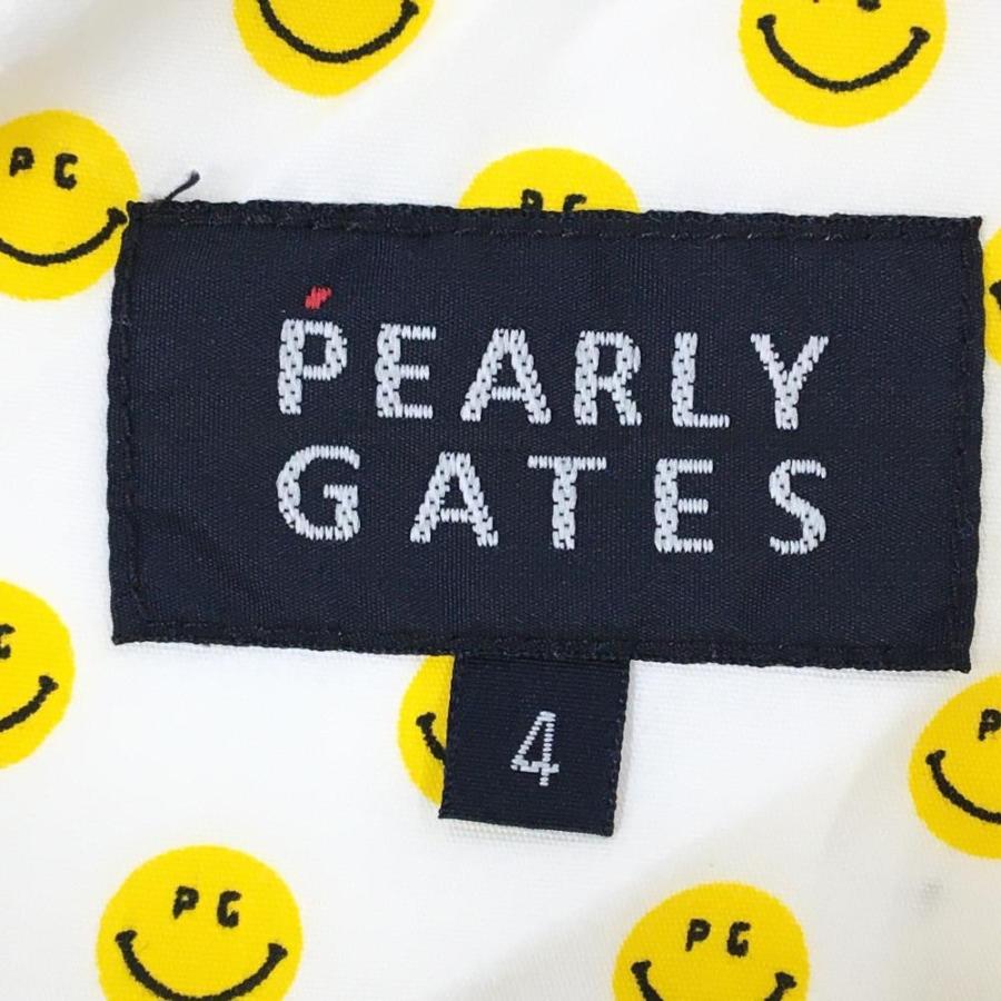 PEARLY GATES（パーリーゲイツ） パンツ 白 ニコちゃん スマイル
