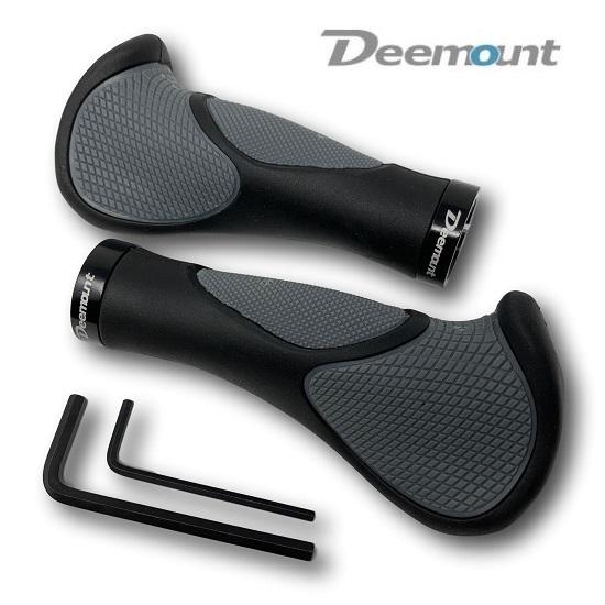 Deemount 自転車グリップ エルゴ ハンドルグリップ クロスバイク